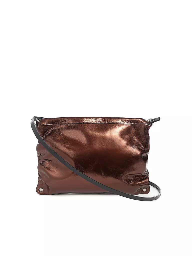 INA KENT | Ledertasche - Umhängetasche MOONLIT Ed. 1 | Marrone