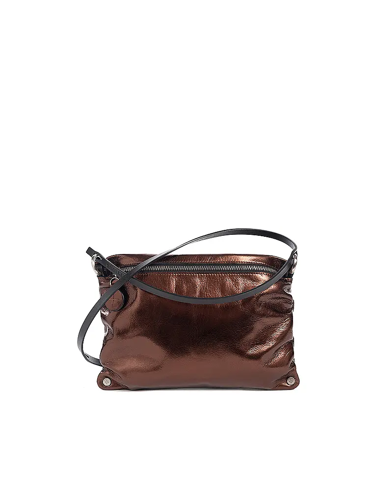 INA KENT | Ledertasche - Umhängetasche MOONLIT ed.1 | Marrone
