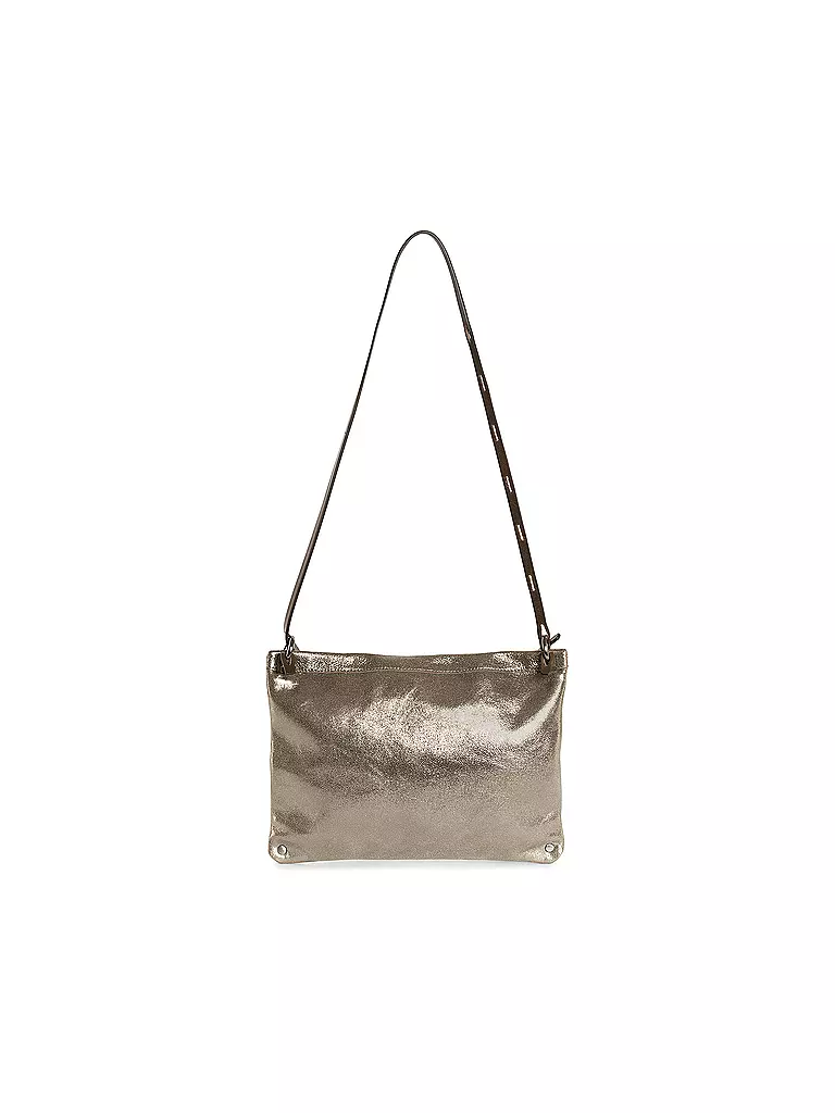 INA KENT | Ledertasche - Umhängetasche MOONLIT ed.2 | Argento