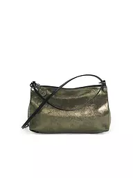 INA KENT | Borsa in pelle - Borsa a tracolla ORNAMENT Ed. 2 | Oliva