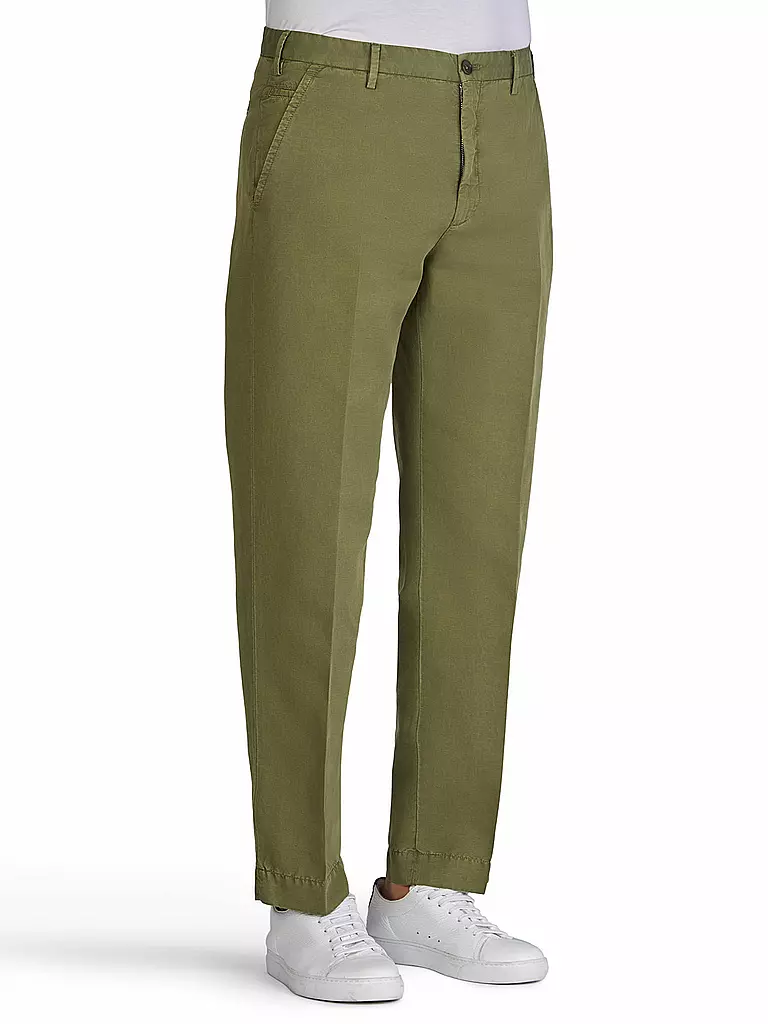 INCOTEX | Chino Loose Fit | Oliva