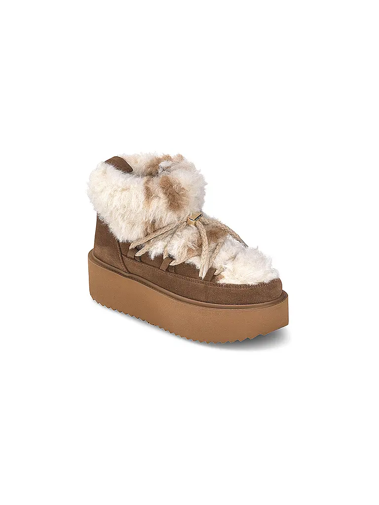 INUIKII | Snowboot TEDDY PLATFORM | Marrone chiaro