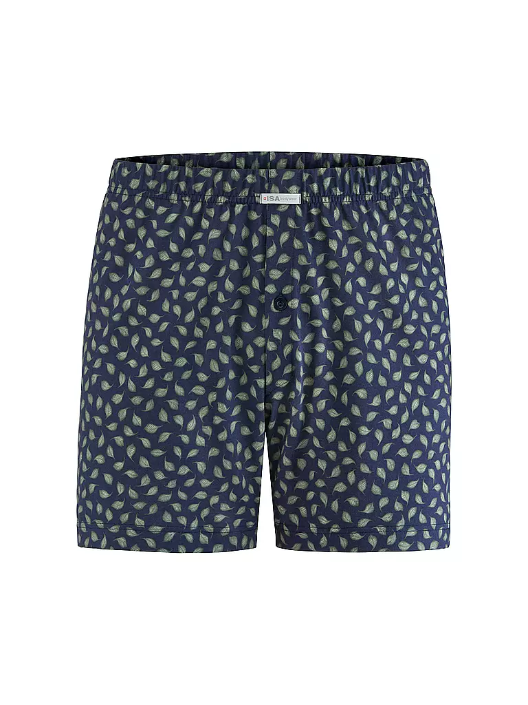 ISA | Boxer da uomo oliva con stampa | 