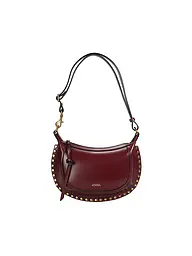 ISABEL MARANT | Borsa in pelle - Borsa a spalla OSKAN MOON | Rosso scuro