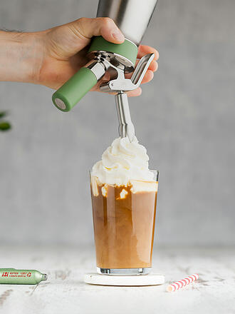 ISI | Montapanna GREEN WHIP ECO 0,5l Acciaio Inox / Verde