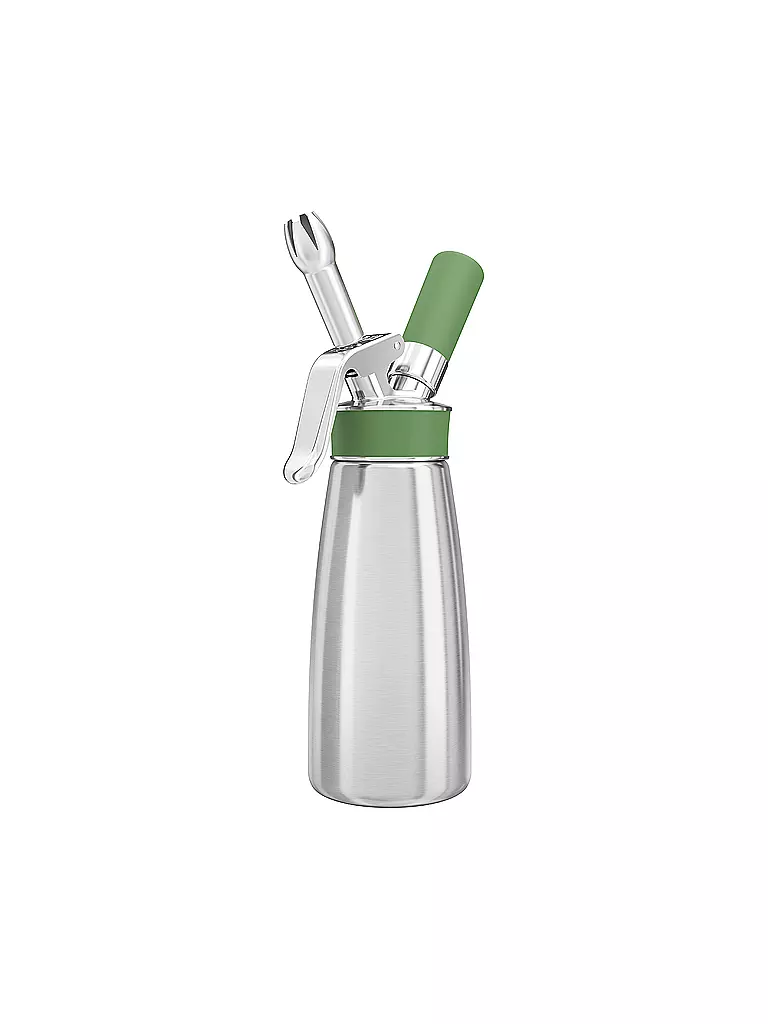 ISI | Montapanna GREEN WHIP ECO 0,5l Acciaio Inox / Verde | Argento