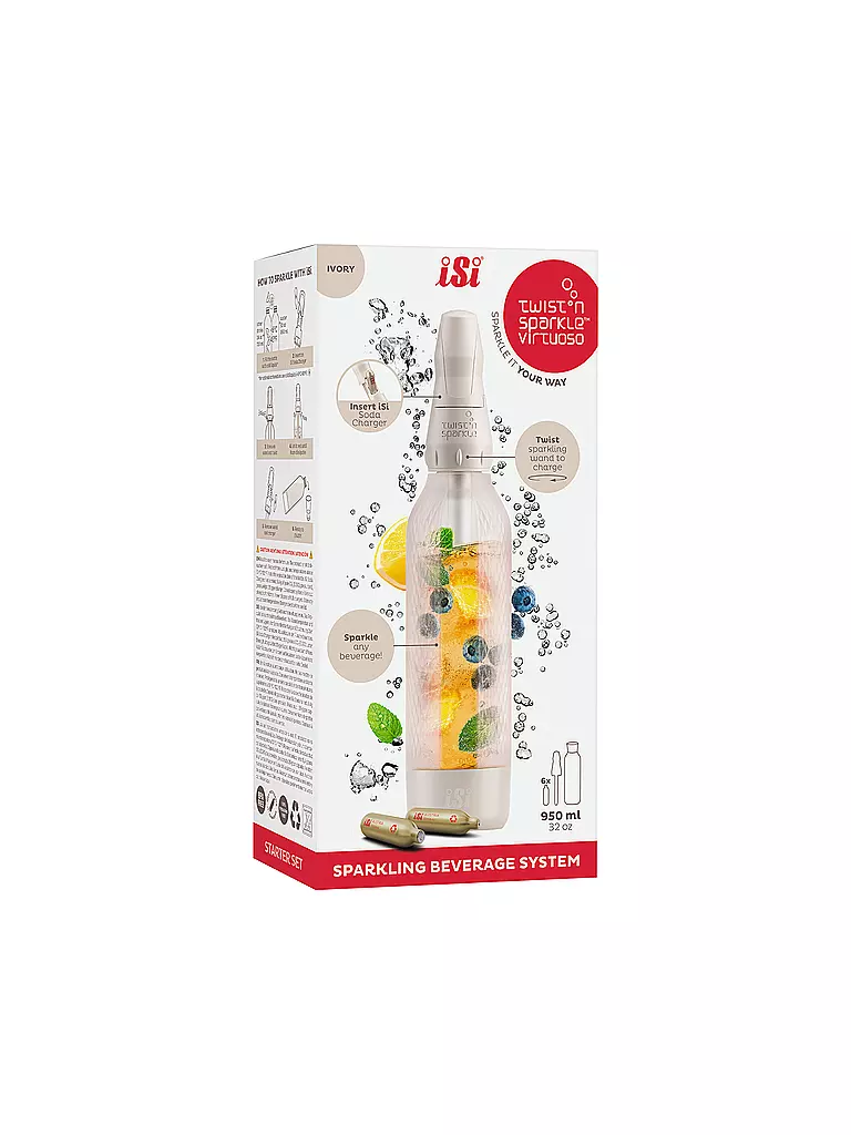 ISI | Starter Set TWIST'N SPARKLE VIRTUOSO 0,95l Avorio |