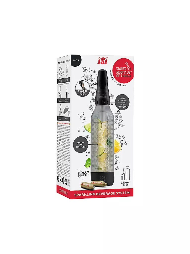 ISI | Starter Set TWIST'N SPARKLE VIRTUOSO 0,95l Grigio |