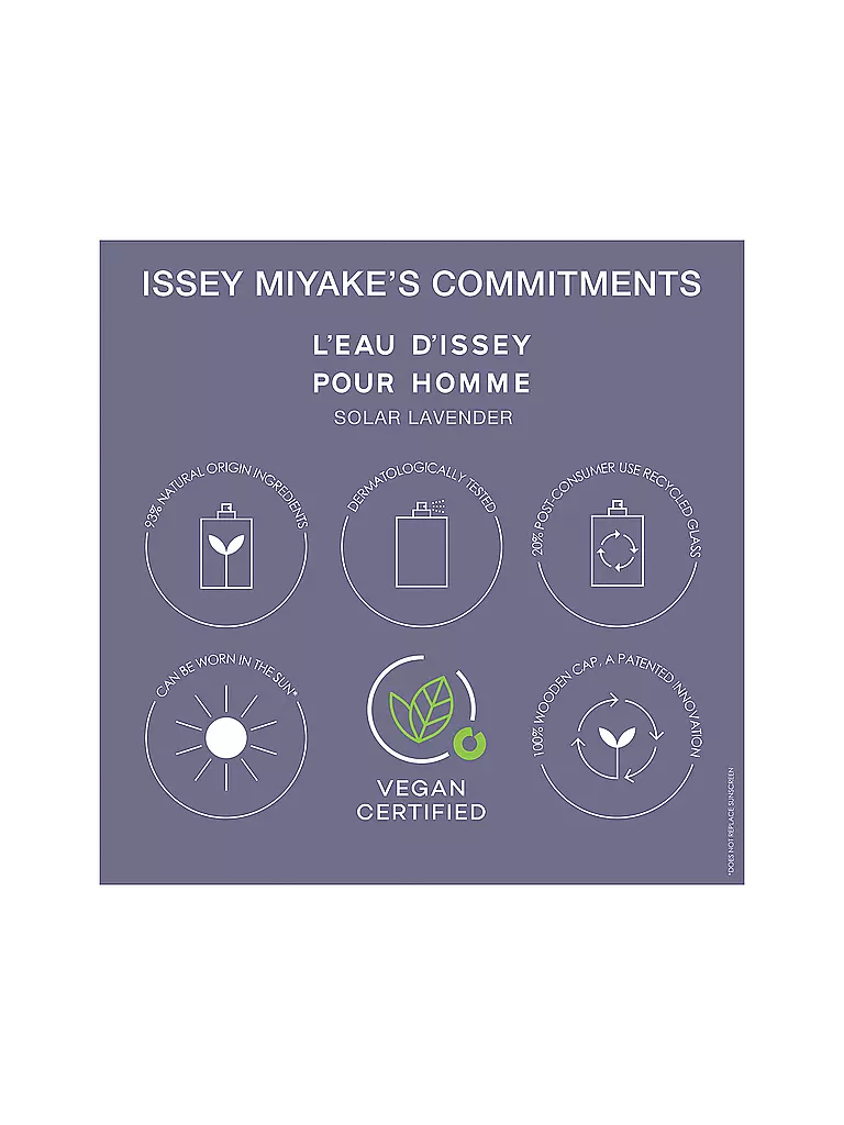 ISSEY MIYAKE | L'Eau d'Issey pour Homme Solar Lavender Eau de Toilette Intense 100ml | Senza colore