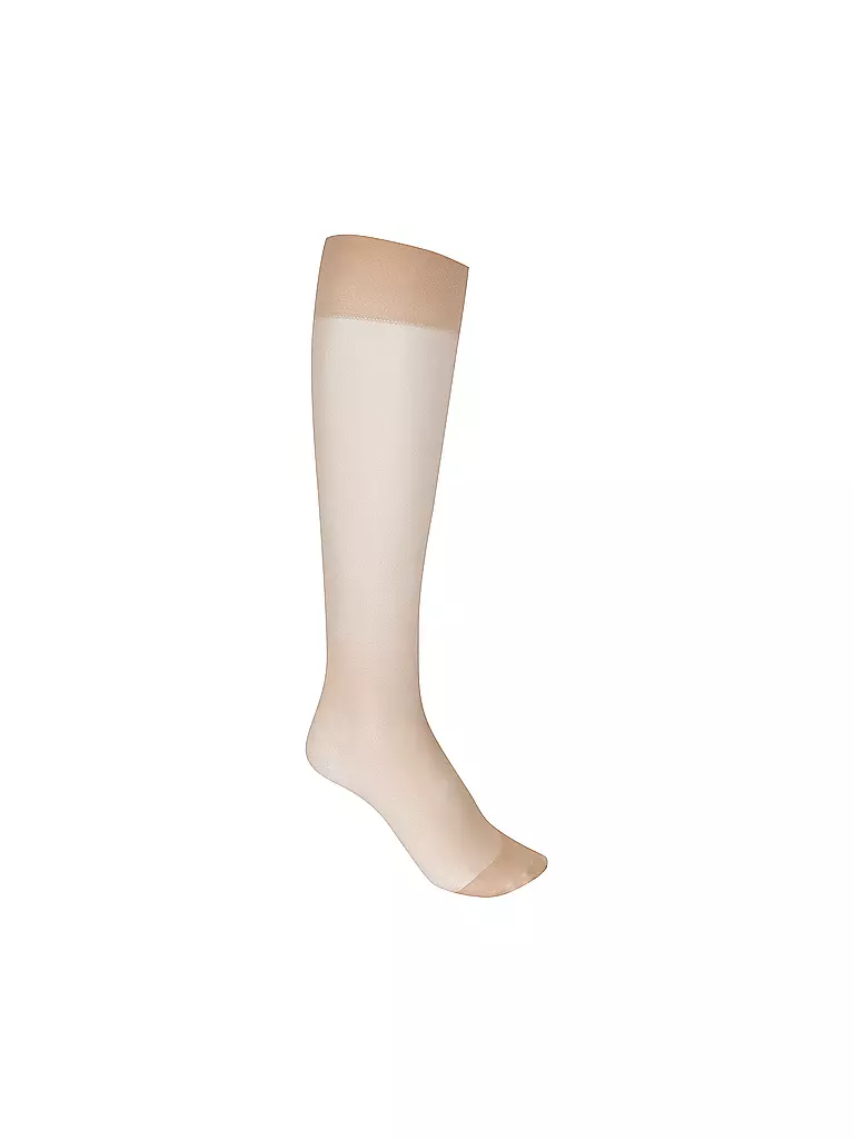 ITEM M6 | Kniestrümpfe INVISIBLE 15 Den avorio | Beige