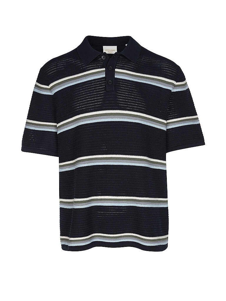 Jack & Jones Polo JORMAINE blu XL