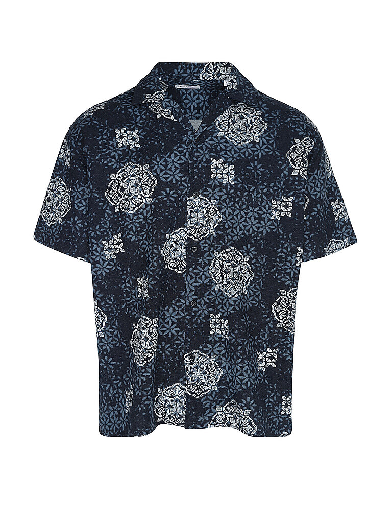 Camicia JJALFREDO SLUB RESORT blu M