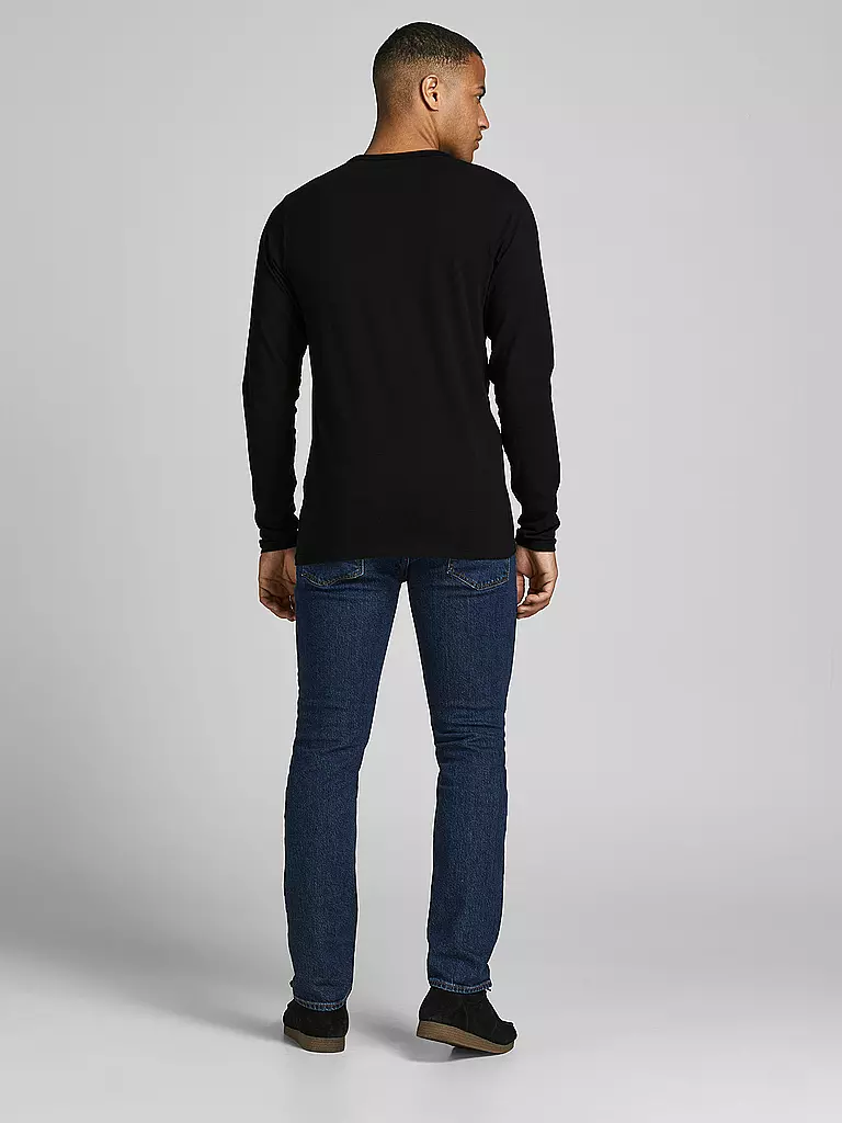 JACK & JONES | Basic Langarmshirt | Nero