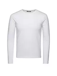 JACK & JONES | Basic Langarmshirt | Bianco