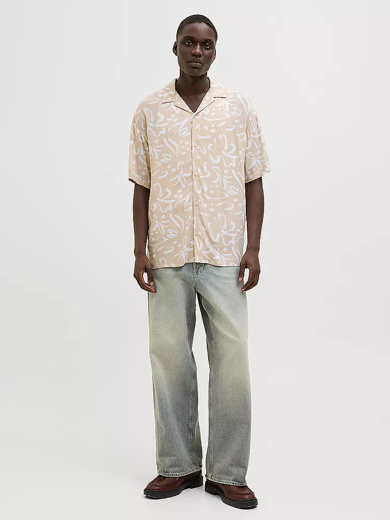 JACK & JONES | Camicia regular fit JJJEFF MONOCHROME | Beige