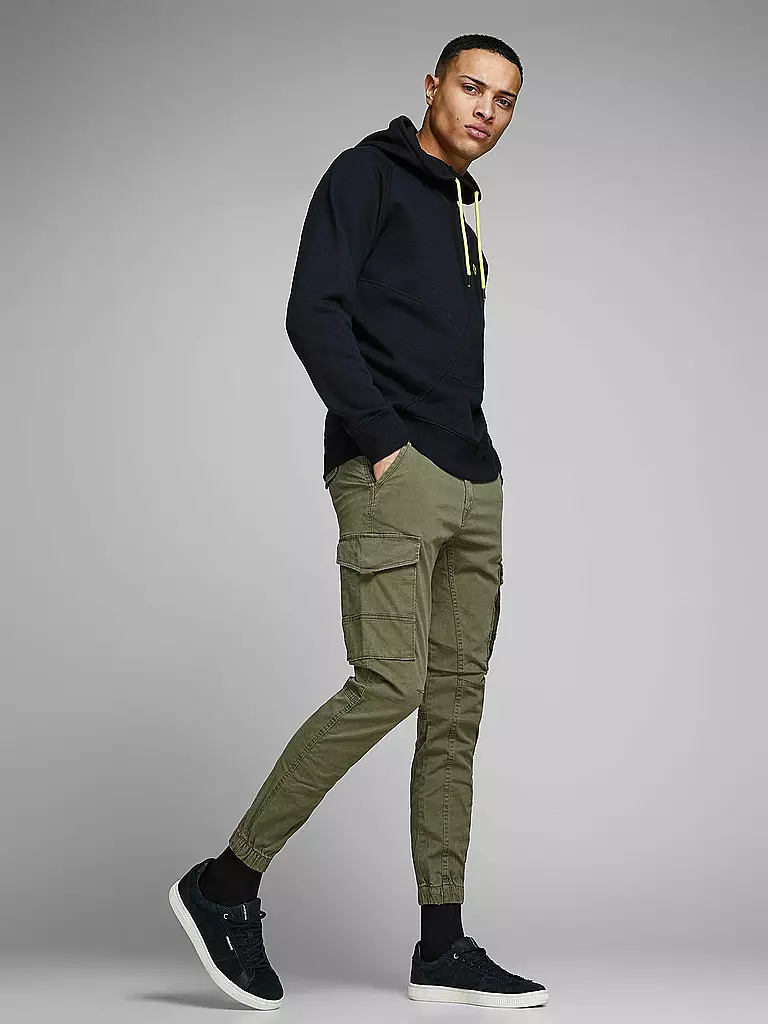 JACK & JONES | Cargohose "JJIPAUL JJFLAKE" | Oliva