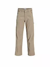 JACK & JONES | Cordhose Flared Fit JJSTEDDIE | Beige