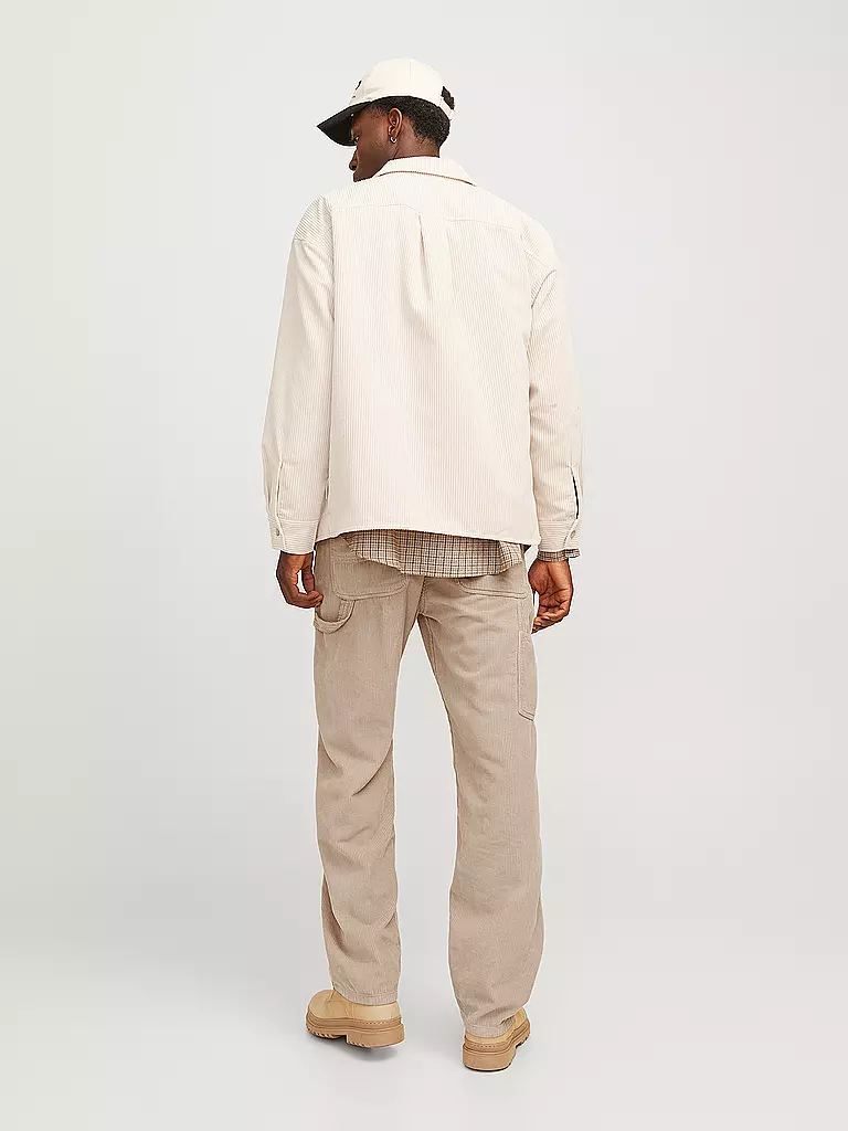 JACK & JONES | Cordhose Flared Fit JJSTEDDIE | Beige