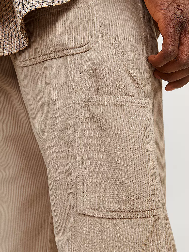 JACK & JONES | Cordhose Flared Fit JJSTEDDIE | Beige
