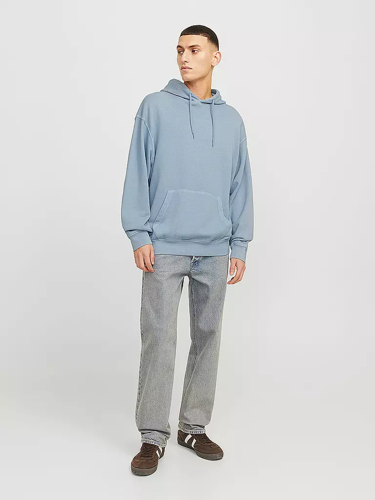JACK & JONES | Felpa con cappuccio - Hoodie JJECHARGE | Blu chiaro