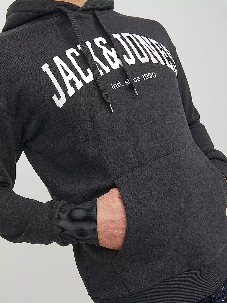 JACK & JONES | Felpa con cappuccio - Hoodie JJEJOSH | Nero