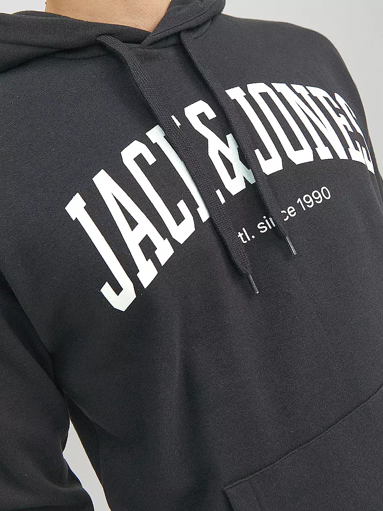 JACK & JONES | Felpa con cappuccio - Hoodie JJEJOSH | Nero
