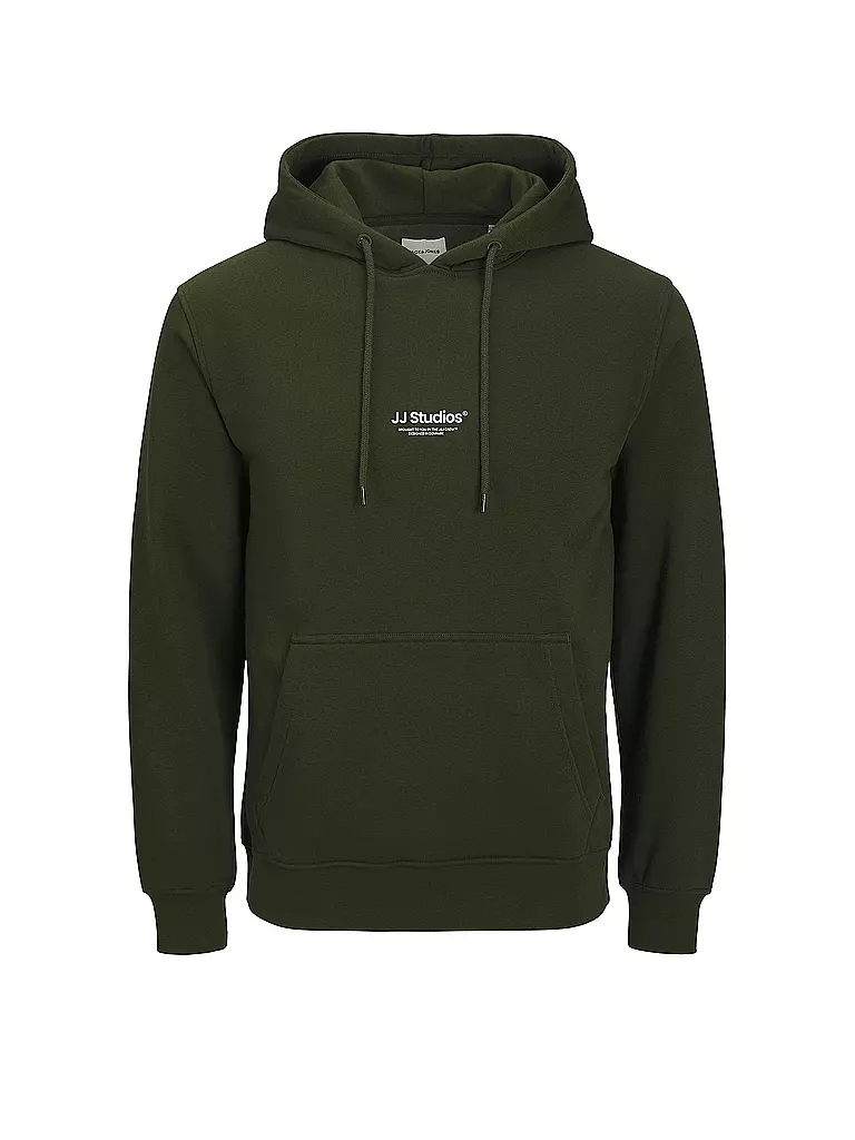 JACK & JONES | Felpa con cappuccio - Hoodie JJESOHO | Oliva