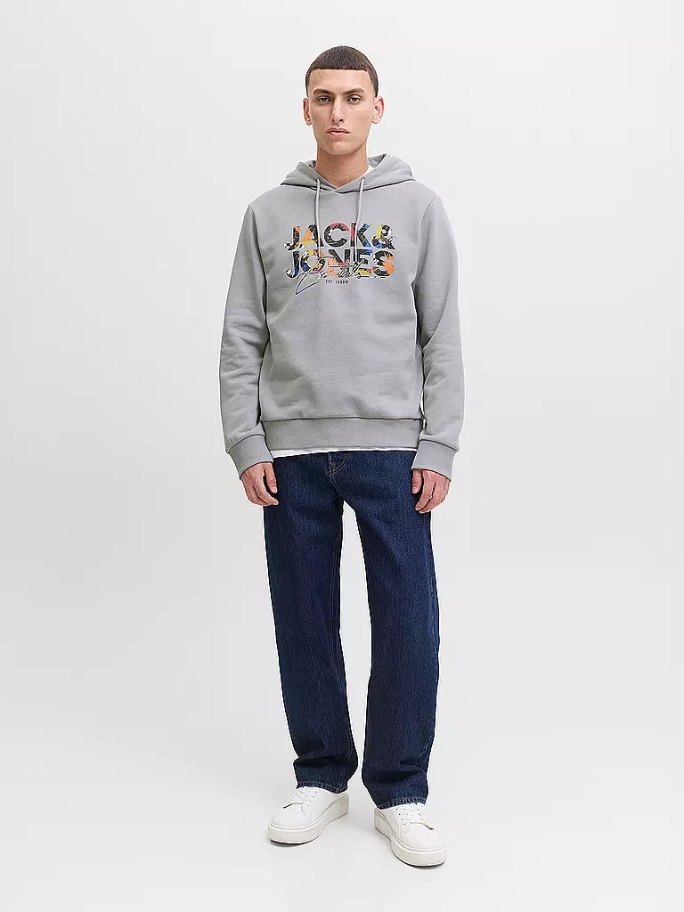 JACK & JONES | Felpa con cappuccio - Hoodie JJGEPLAS | Grigio