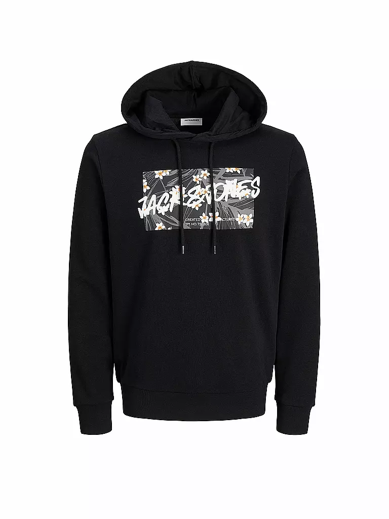 JACK & JONES | Felpa con cappuccio - Hoodie JJHAWAII | Nero
