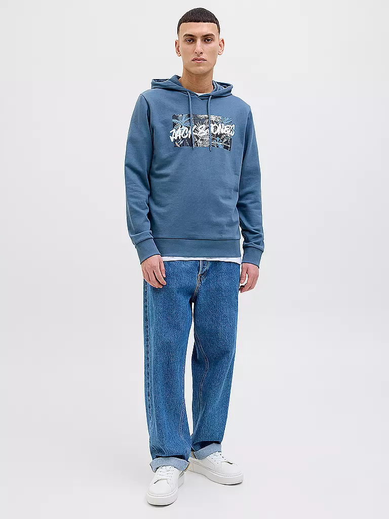 JACK & JONES | Felpa con cappuccio - Hoodie JJHAWAII | Blu