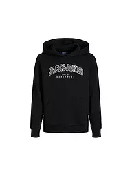 JACK & JONES | Felpa con cappuccio da ragazzo - Hoodie JJECALEB | Nero