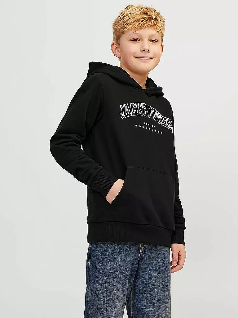 JACK & JONES | Felpa con cappuccio da ragazzo - Hoodie JJECALEB | 