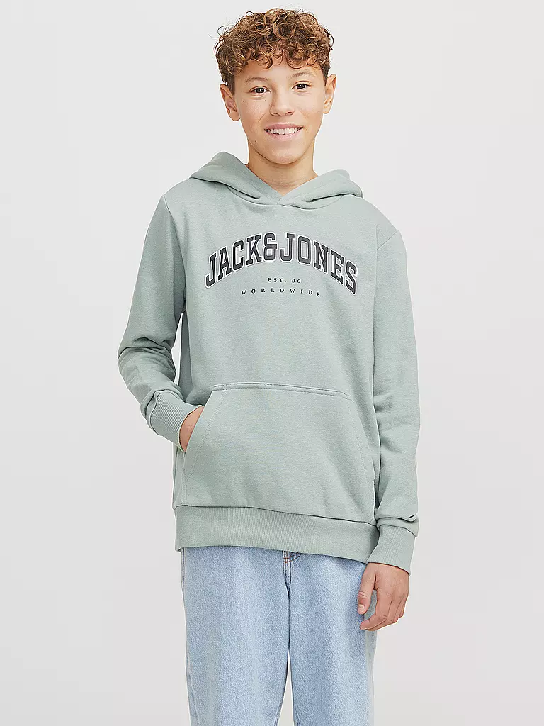 JACK & JONES | Felpa con cappuccio da ragazzo - Hoodie JJECALEB | 