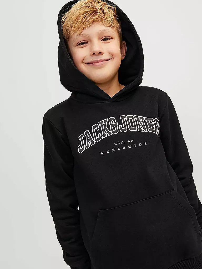JACK & JONES | Felpa con cappuccio da ragazzo - Hoodie JJECALEB | 