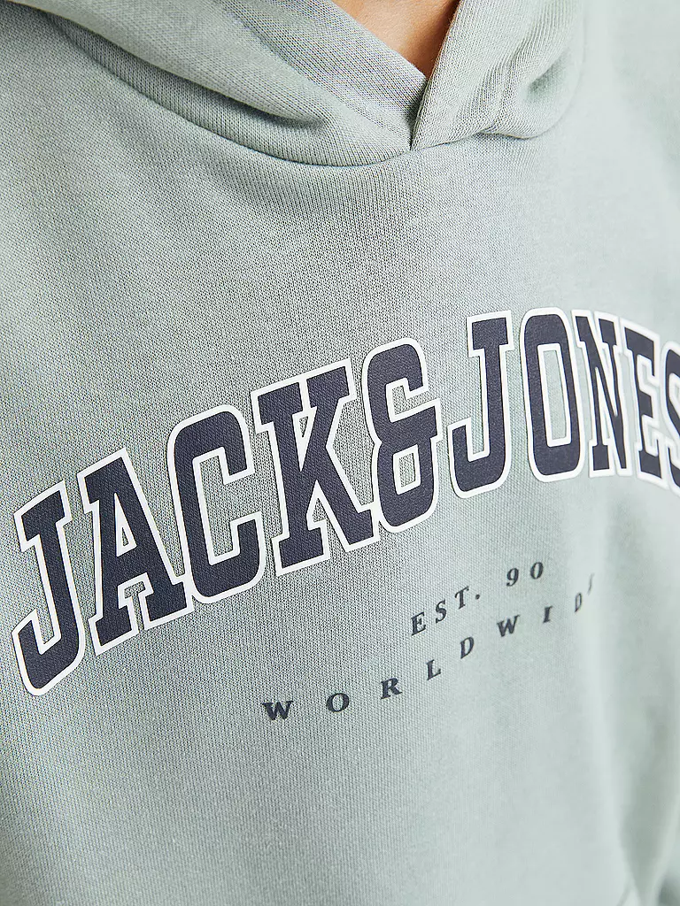 JACK & JONES | Felpa con cappuccio da ragazzo - Hoodie JJECALEB | 