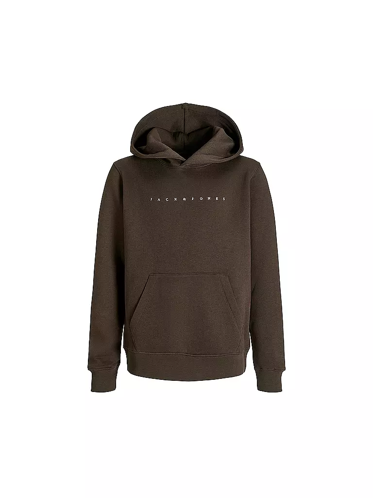 JACK & JONES | Felpa con cappuccio da ragazzo - Hoodie JJESTAR JJ | Marrone