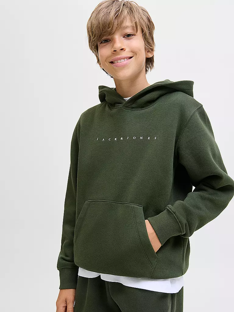 JACK & JONES | Felpa con cappuccio da ragazzo - Hoodie JJESTAR JJ | 