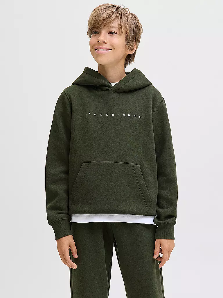 JACK & JONES | Felpa con cappuccio da ragazzo - Hoodie JJESTAR JJ | 