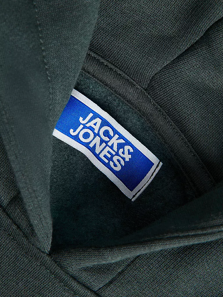 JACK & JONES | Felpa con cappuccio da ragazzo - Hoodie JORVESTERBRO | Verde scuro