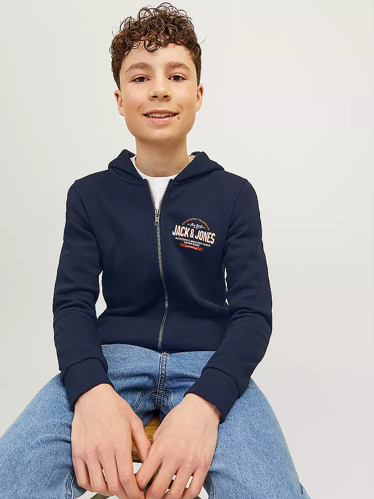 JACK & JONES | Felpa con cappuccio da ragazzo JJELOGO | 