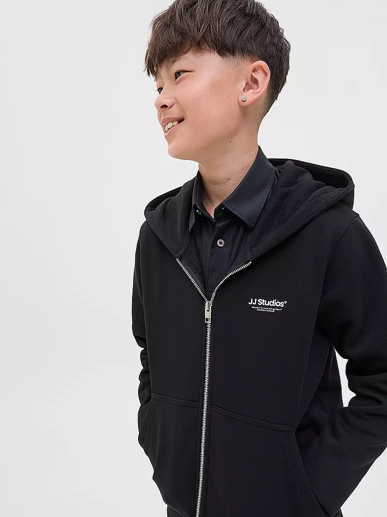 JACK & JONES | Felpa con cappuccio da ragazzo JJESOHO | Nero