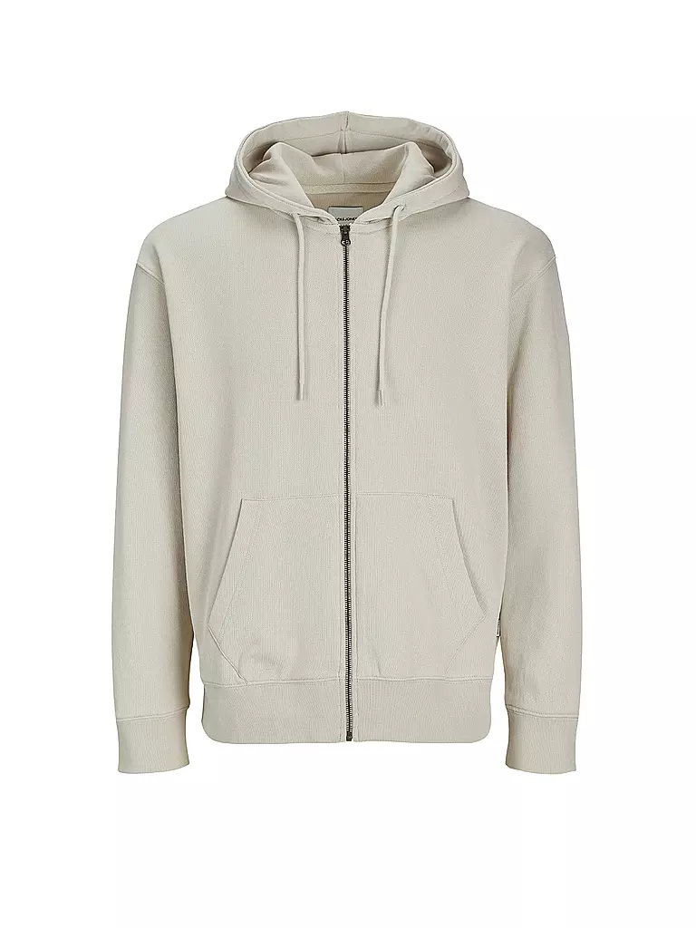 JACK & JONES | Felpa con zip JJECHARGE | Beige