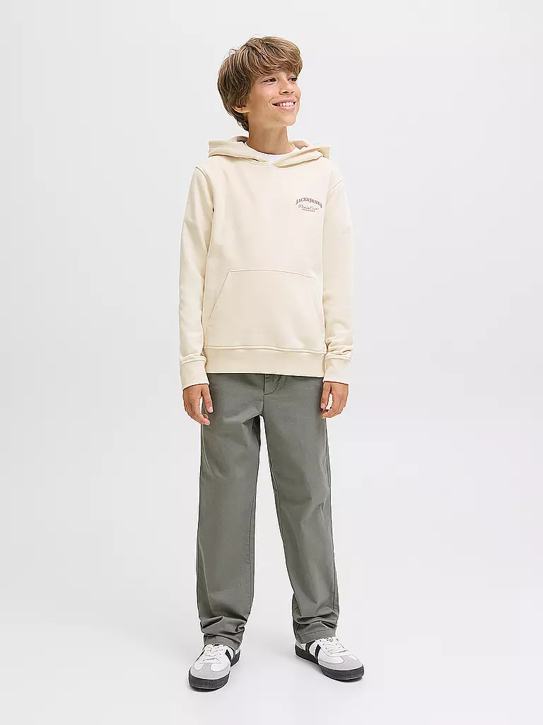 JACK & JONES | Felpa da ragazzo JJEBRANDES | Crema