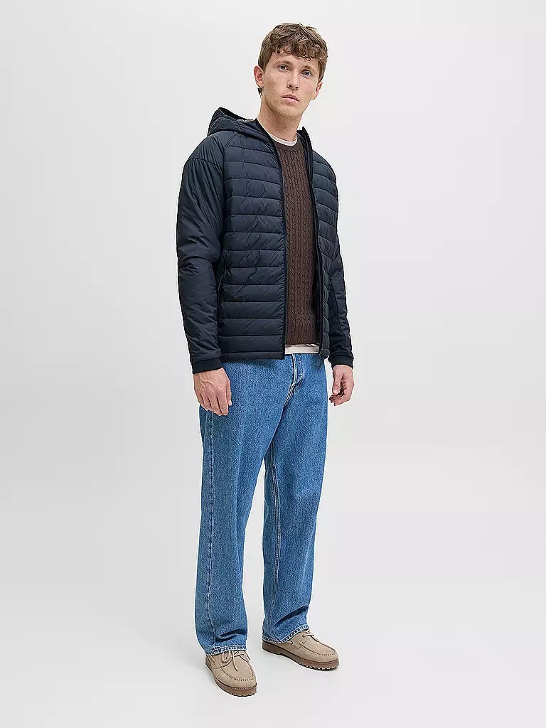 JACK & JONES | Giacca trapuntata leggera JJESTATE | Blu scuro