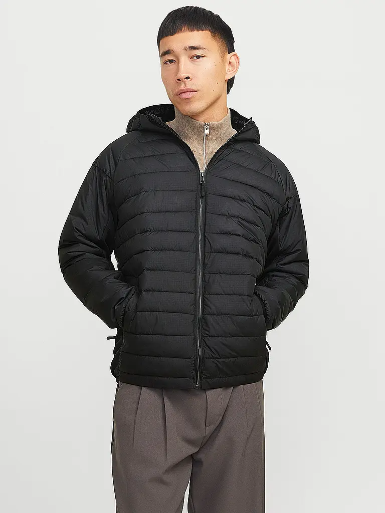 JACK & JONES | Giacca trapuntata leggera JJESTATE | Nero