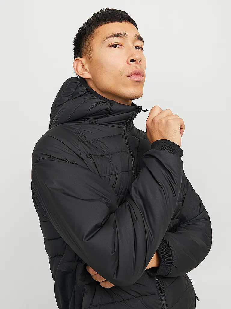 JACK & JONES | Giacca trapuntata leggera JJESTATE | Nero