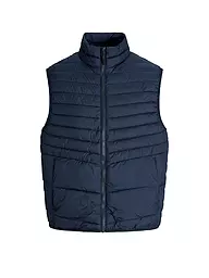 JACK & JONES | Gilet trapuntato JJESTATE | Blu scuro