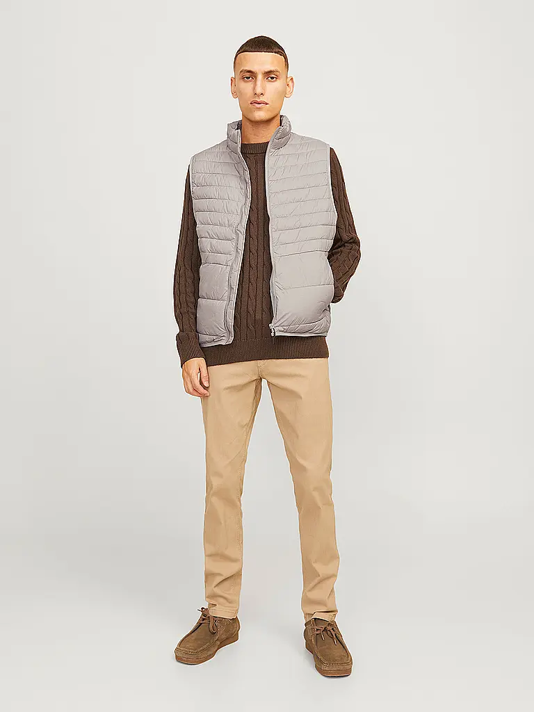 JACK & JONES | Gilet trapuntato JJESTATE | Crema