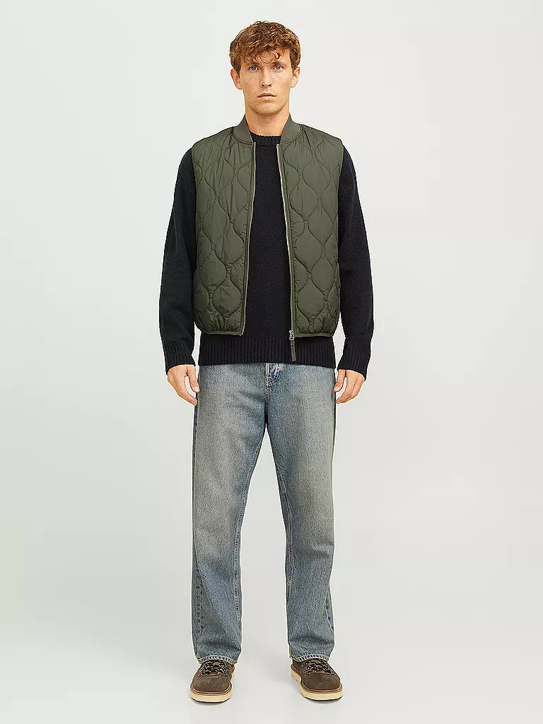 JACK & JONES | Gilet trapuntato JJKODA | Oliva