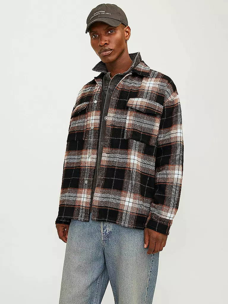 JACK & JONES | Hemd Overshirt JORVESTERBRO  | Nero